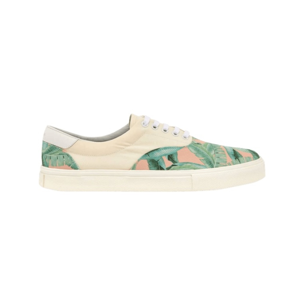 Amiri Banana Leaf-Print Low Top Sneakers